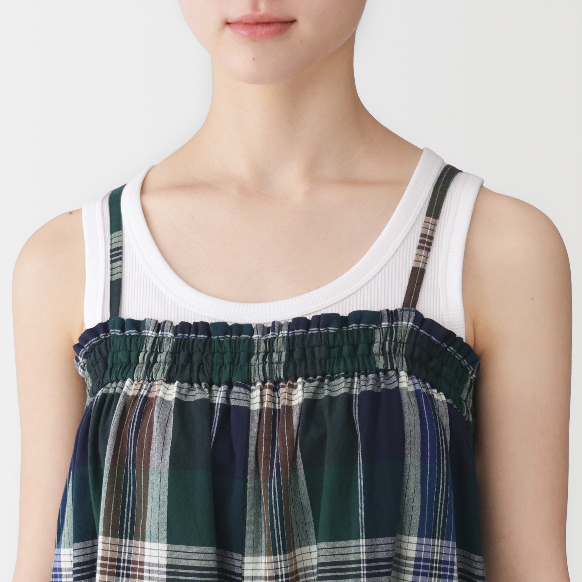 Madras Cotton Cami Jumpsuit
