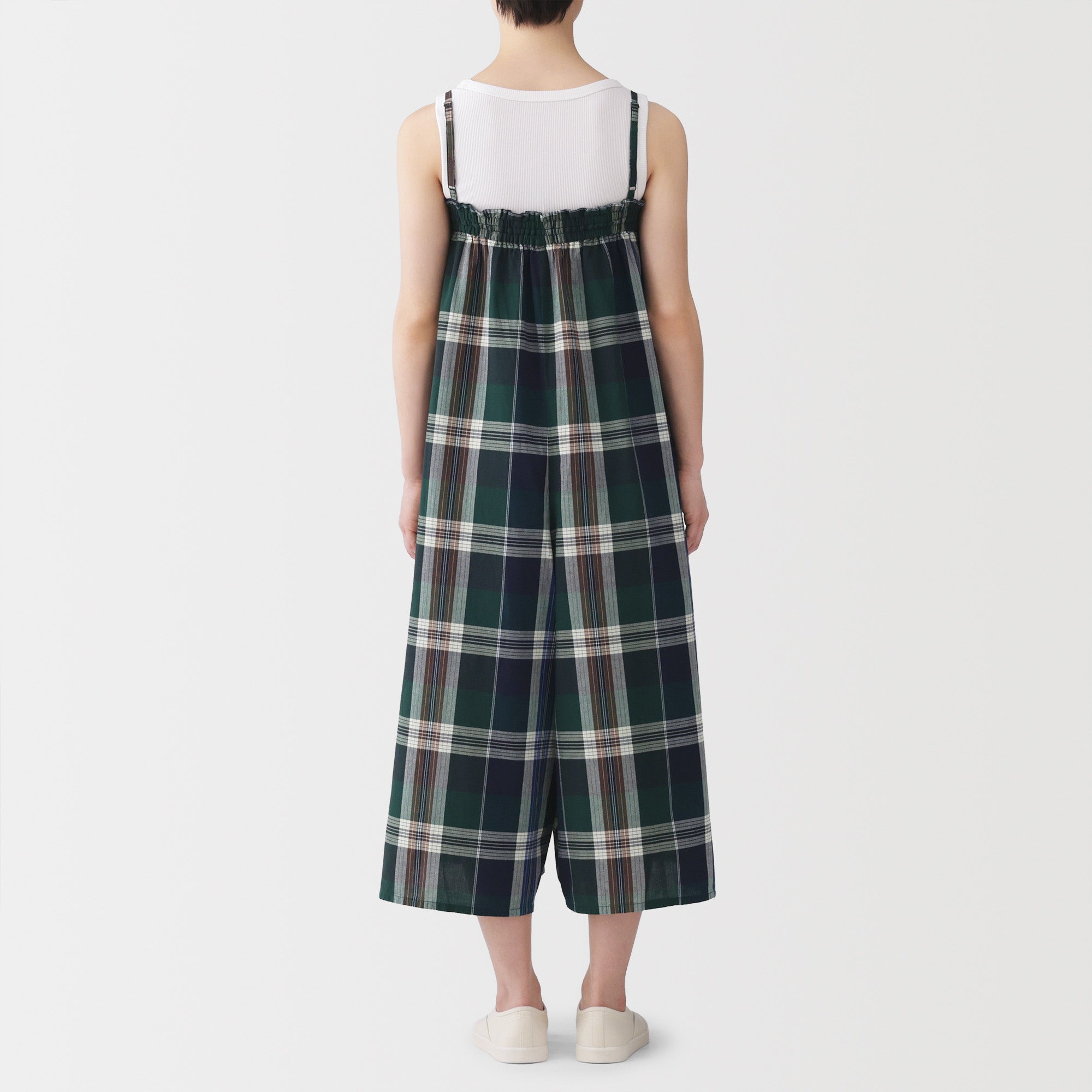 Madras Cotton Cami Jumpsuit