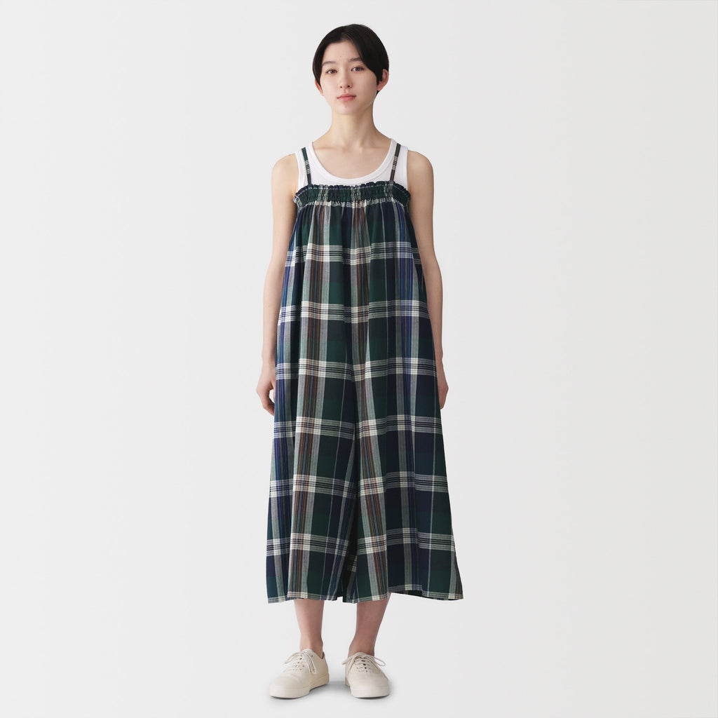 Madras Cotton Cami Jumpsuit