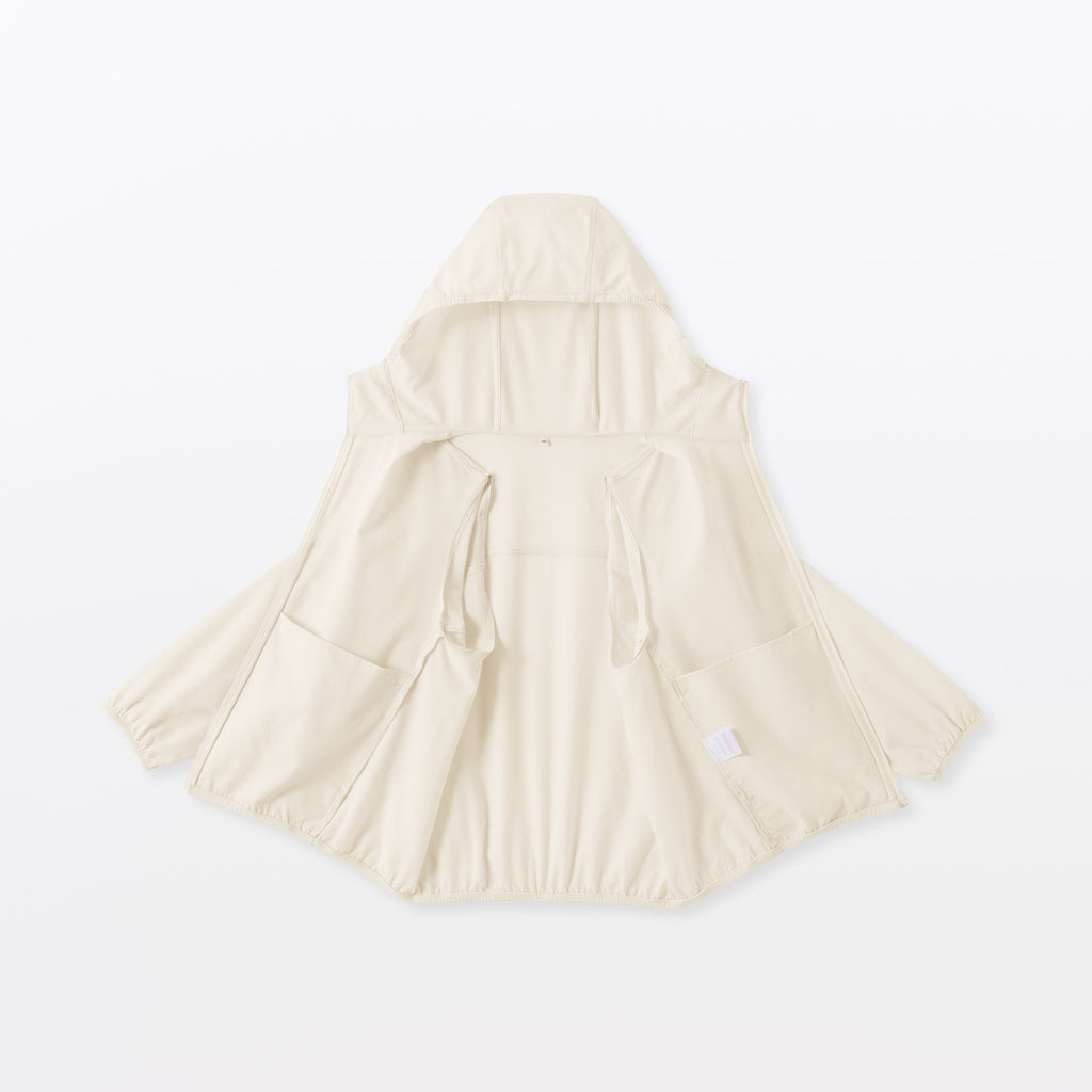 Breathable Seersucker Zip Hoodie