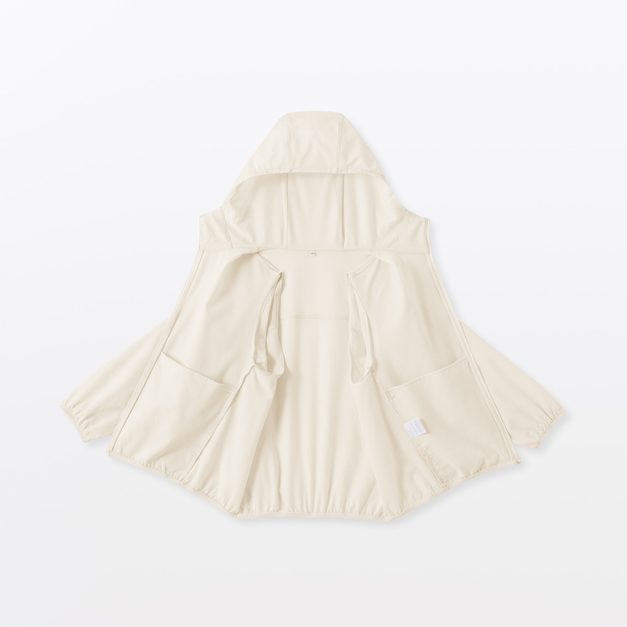 Breathable Seersucker Zip Hoodie