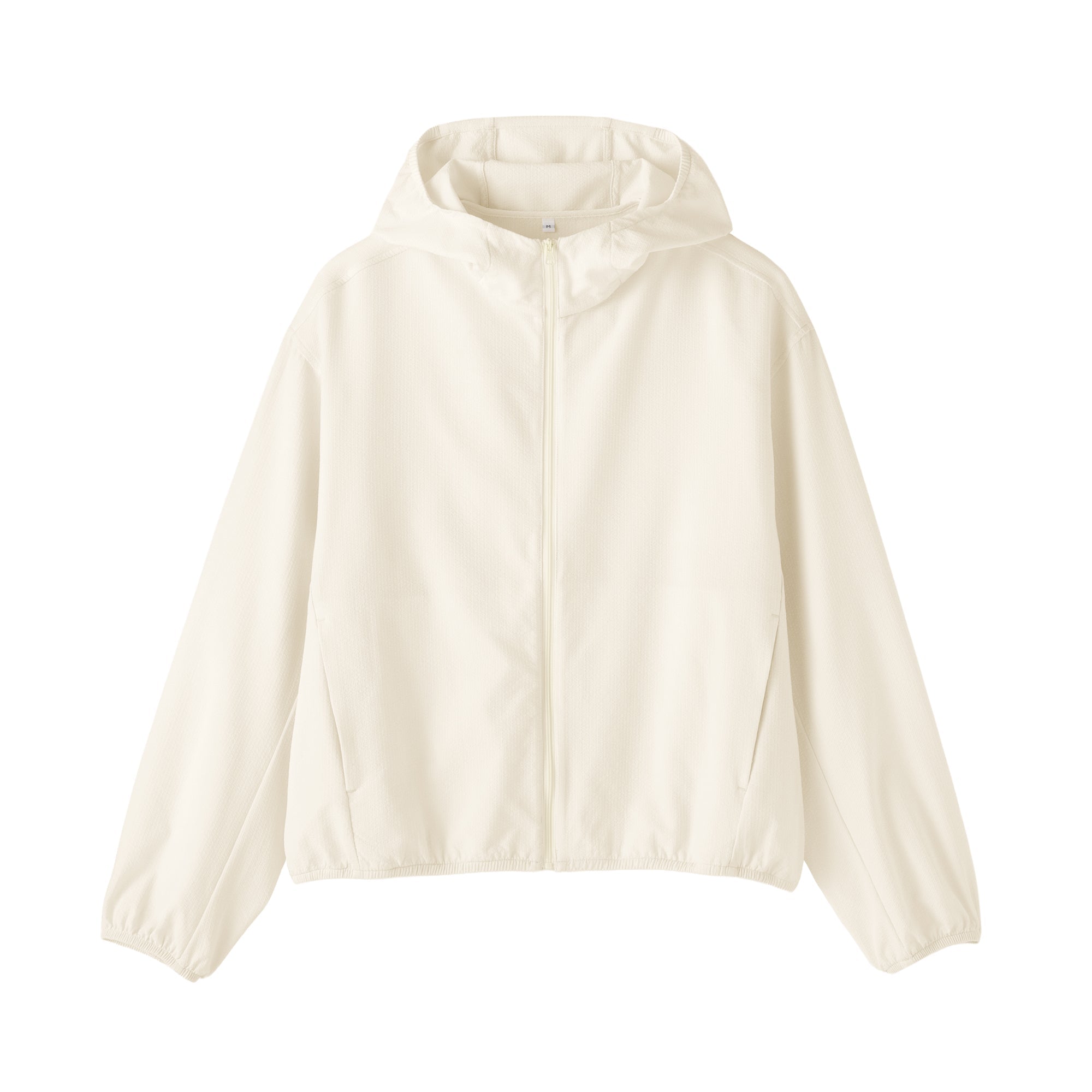 Breathable Seersucker Zip Hoodie