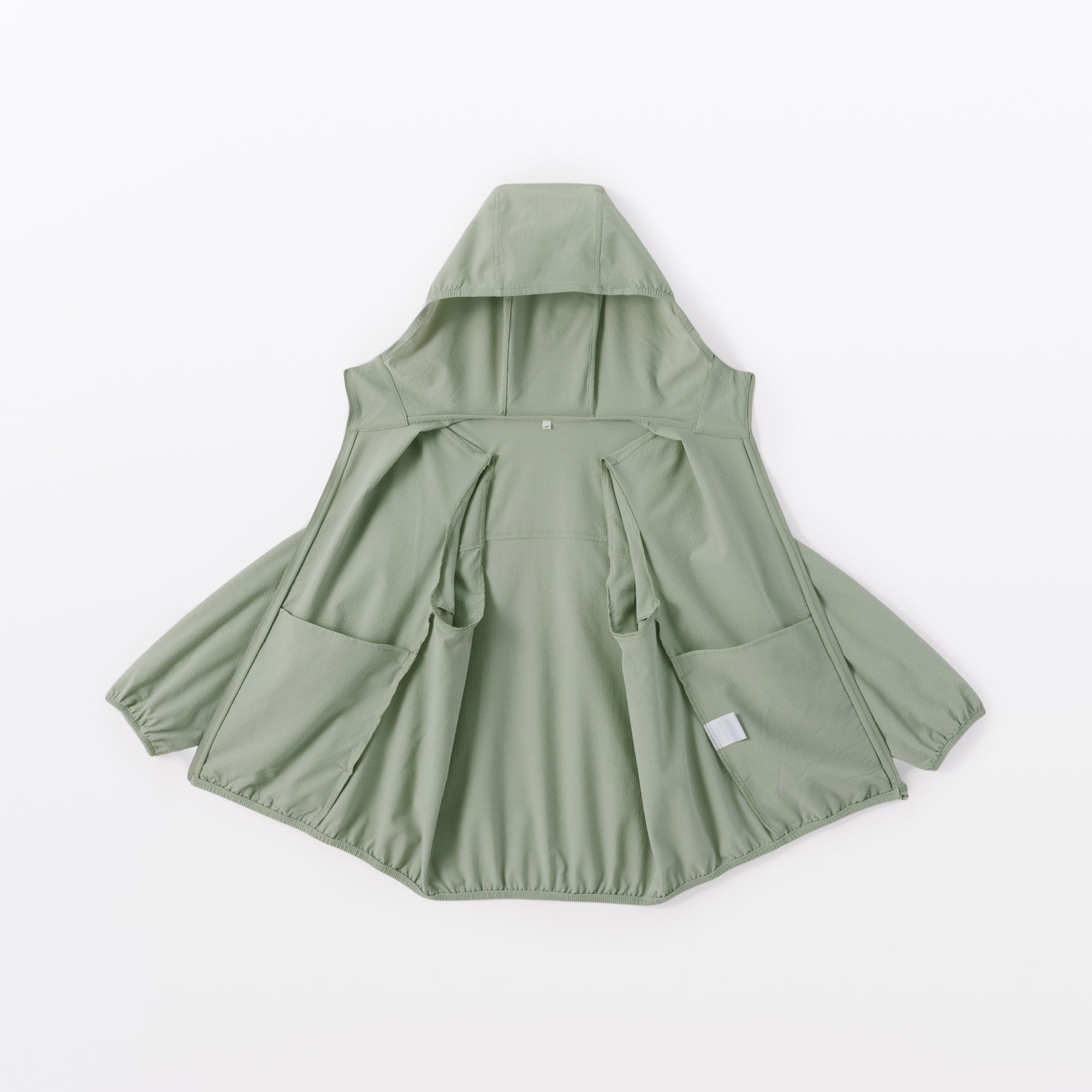 Breathable Seersucker Zip Hoodie