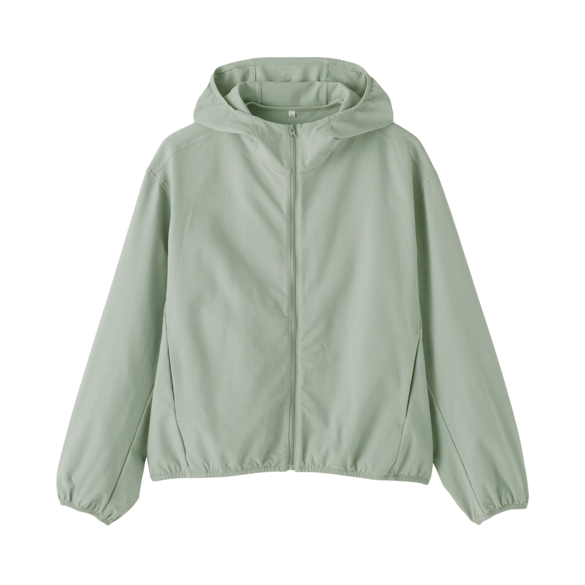 Breathable Seersucker Zip Hoodie