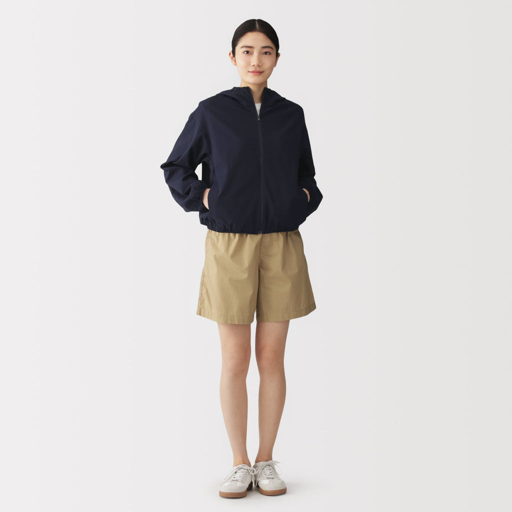 Breathable Seersucker Zip Hoodie