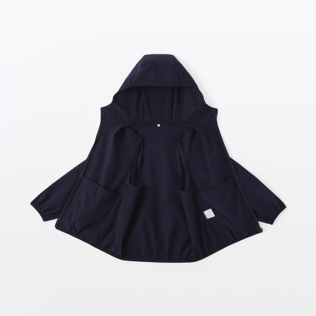 Breathable Seersucker Zip Hoodie