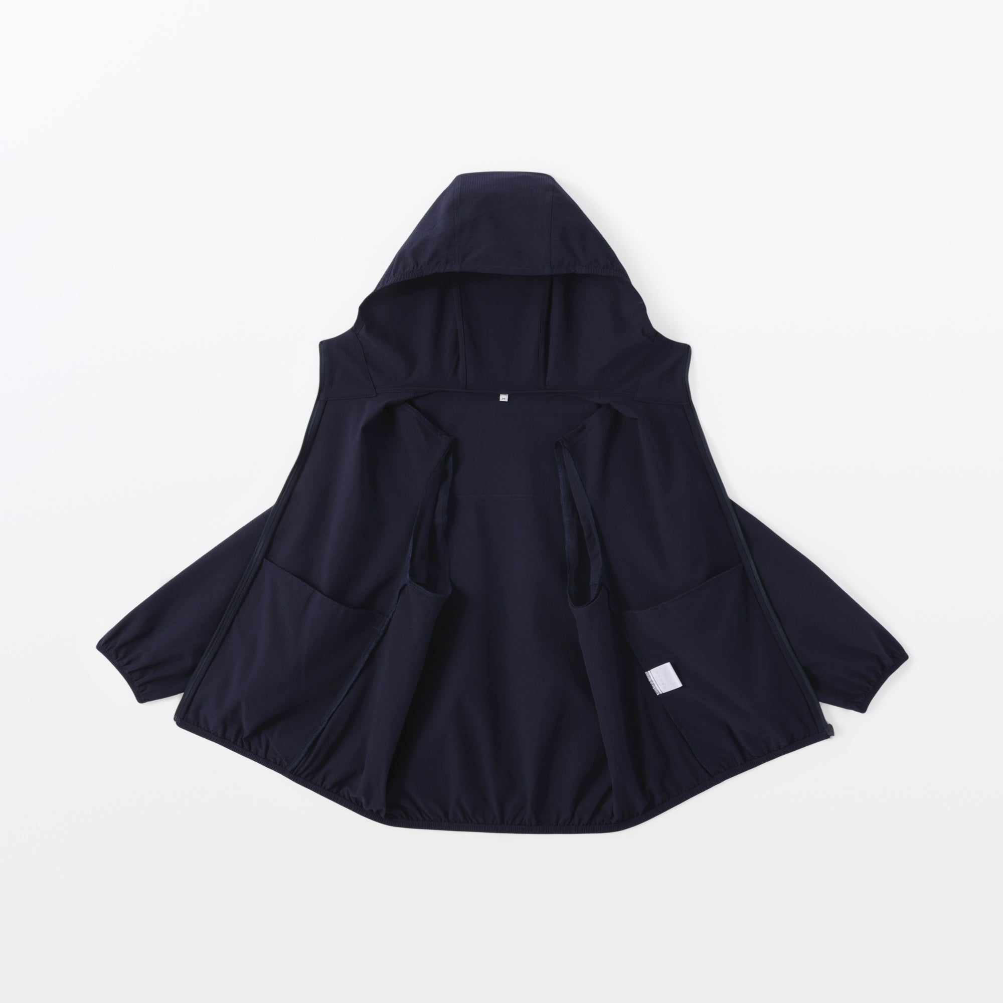 Breathable Seersucker Zip Hoodie