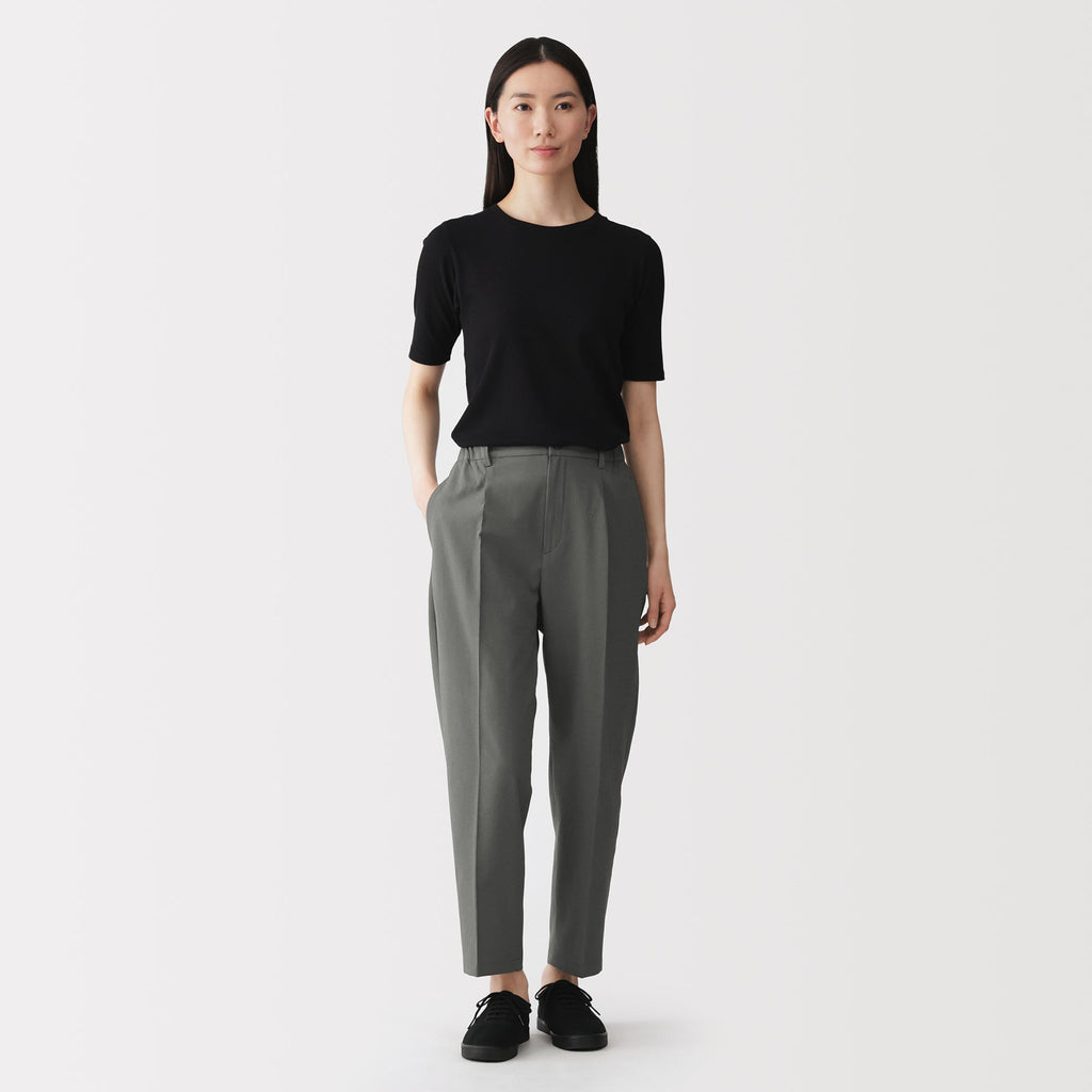 Breathable Seersucker Tapered Pants