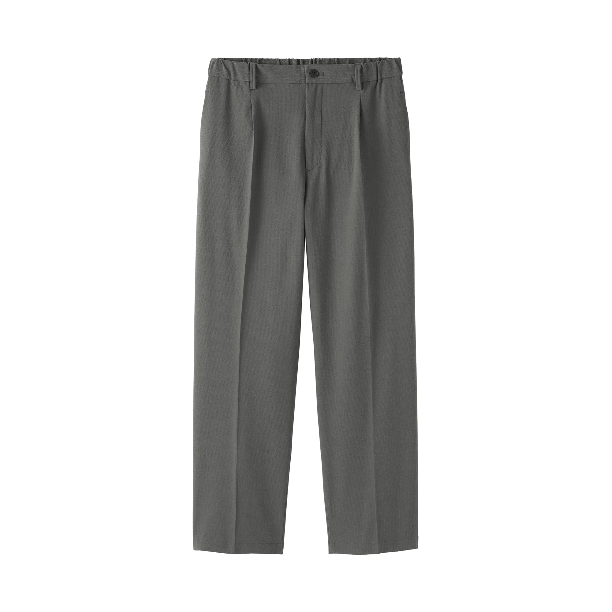 Breathable Seersucker Tapered Pants