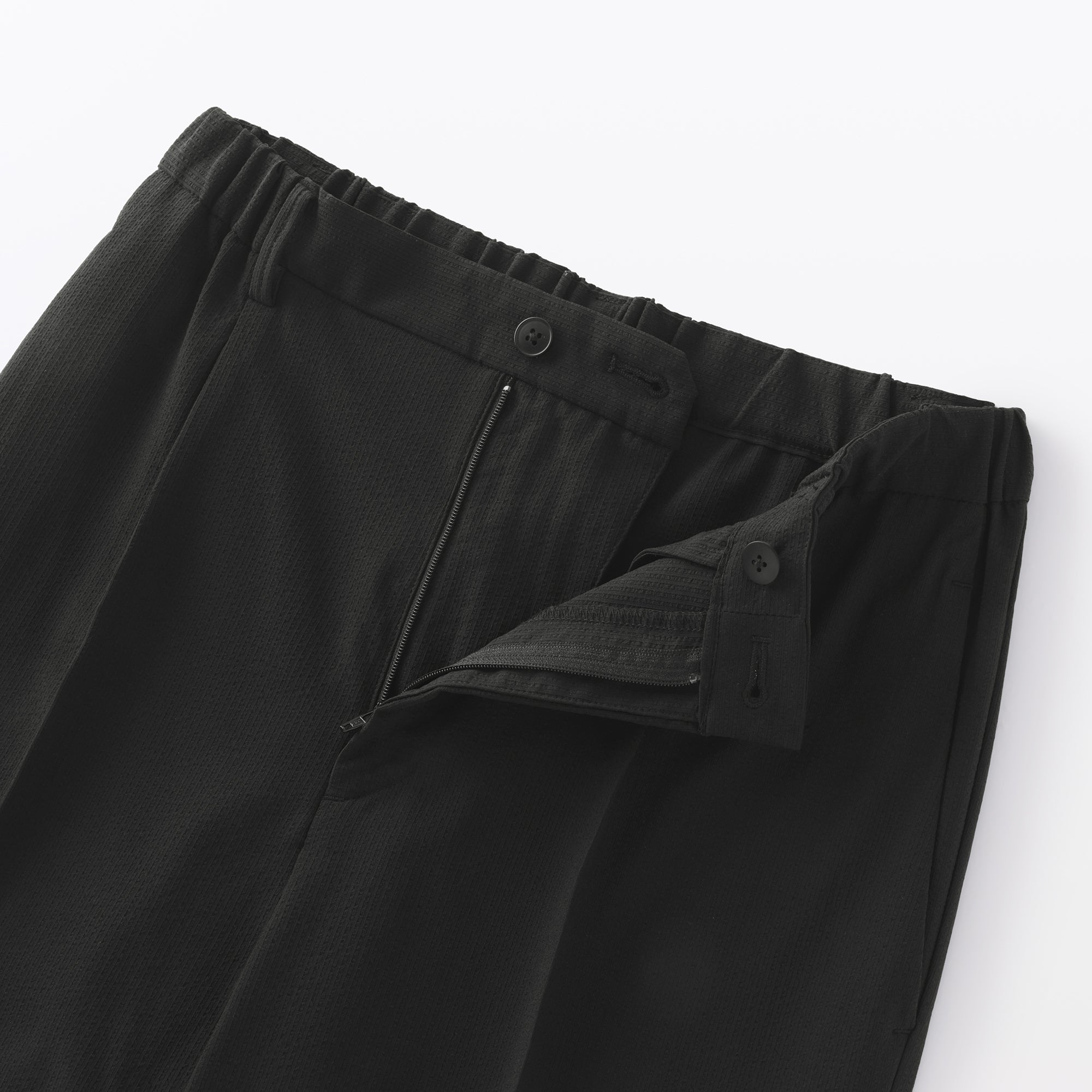 Breathable Seersucker Tapered Pants