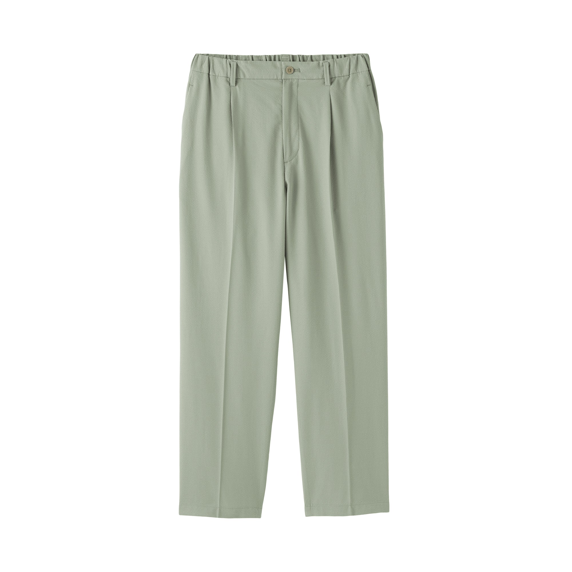 Breathable Seersucker Tapered Pants
