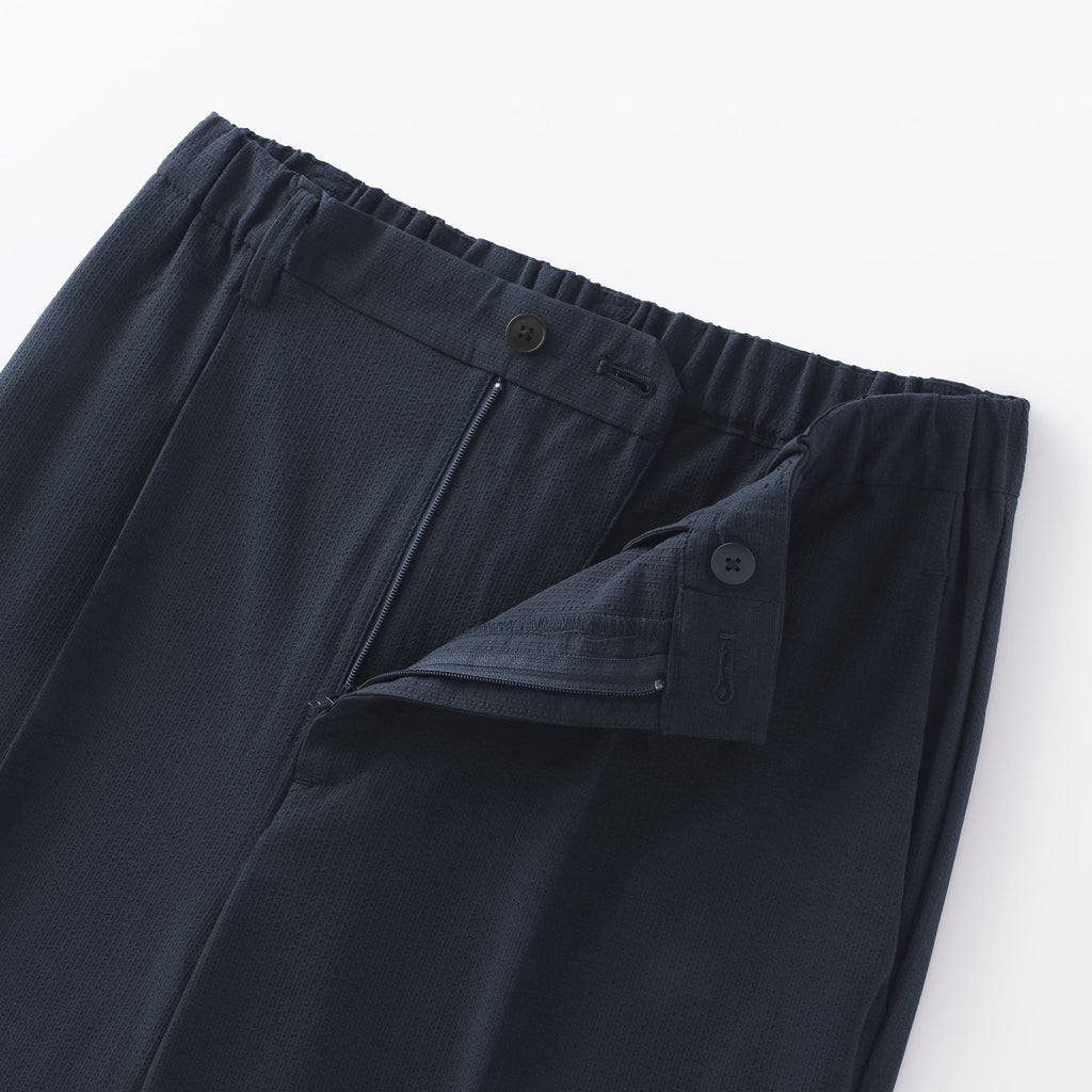 Breathable Seersucker Tapered Pants