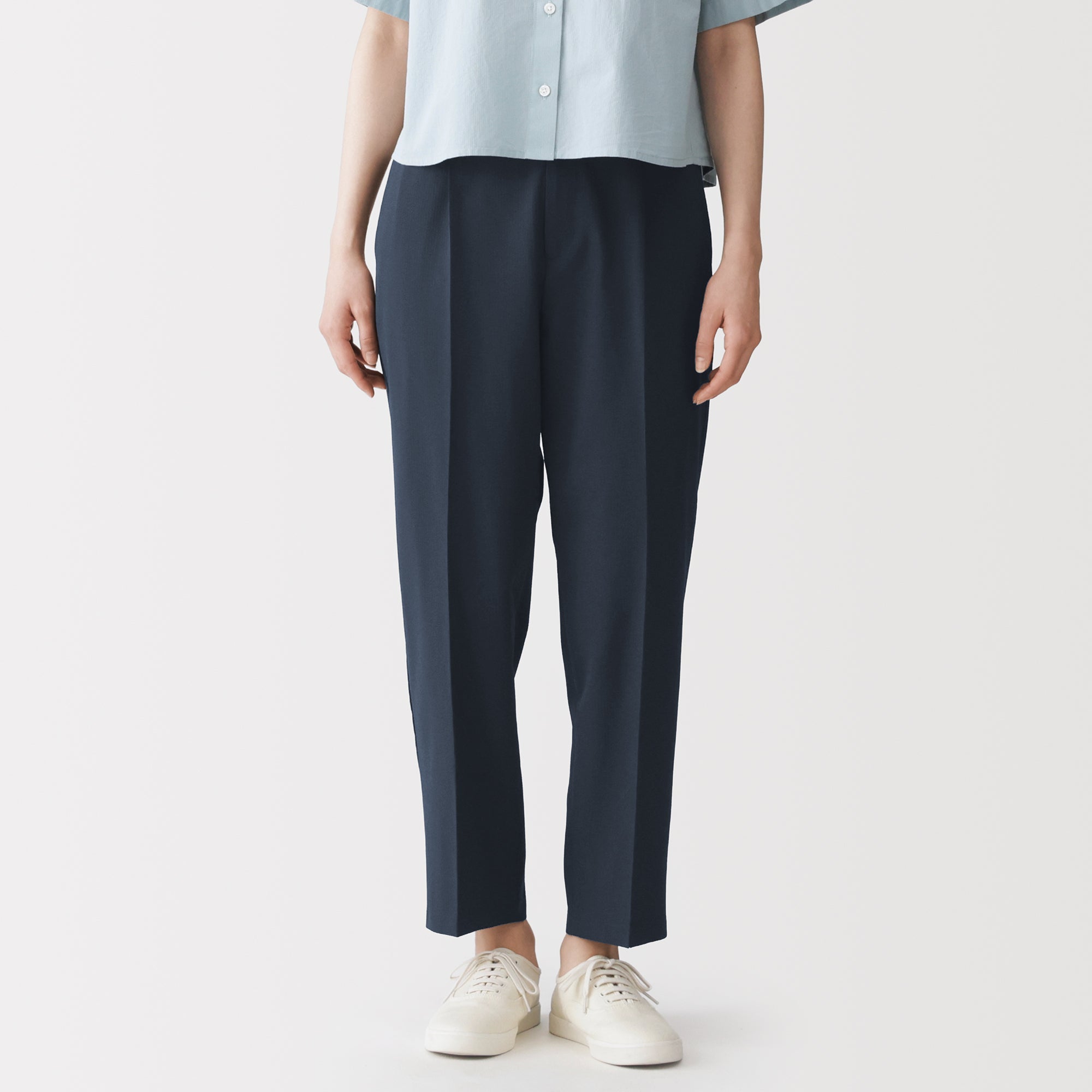 Breathable Seersucker Tapered Pants