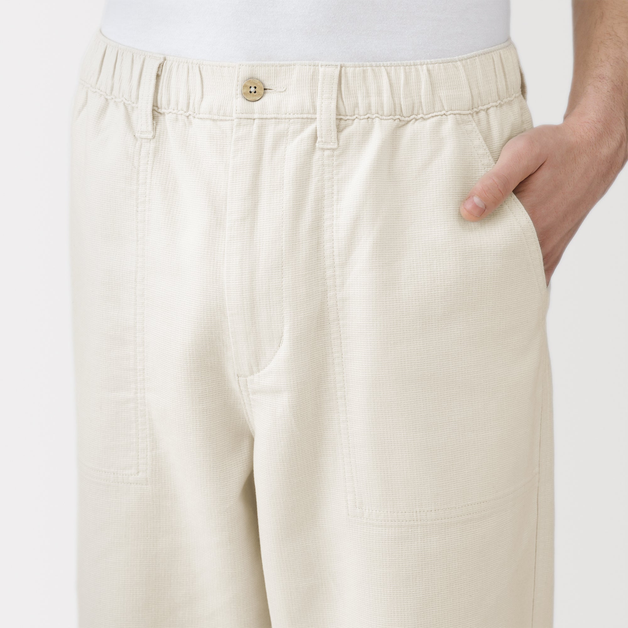 Jute Blend Baker Pants