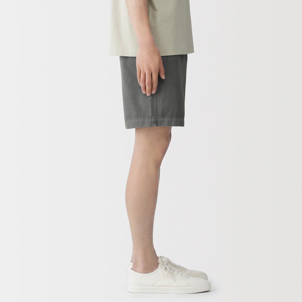 Cotton Garment-Dyed Shorts
