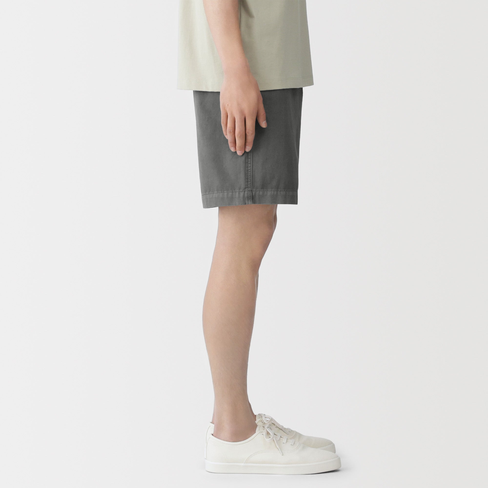 Cotton Garment-Dyed Shorts