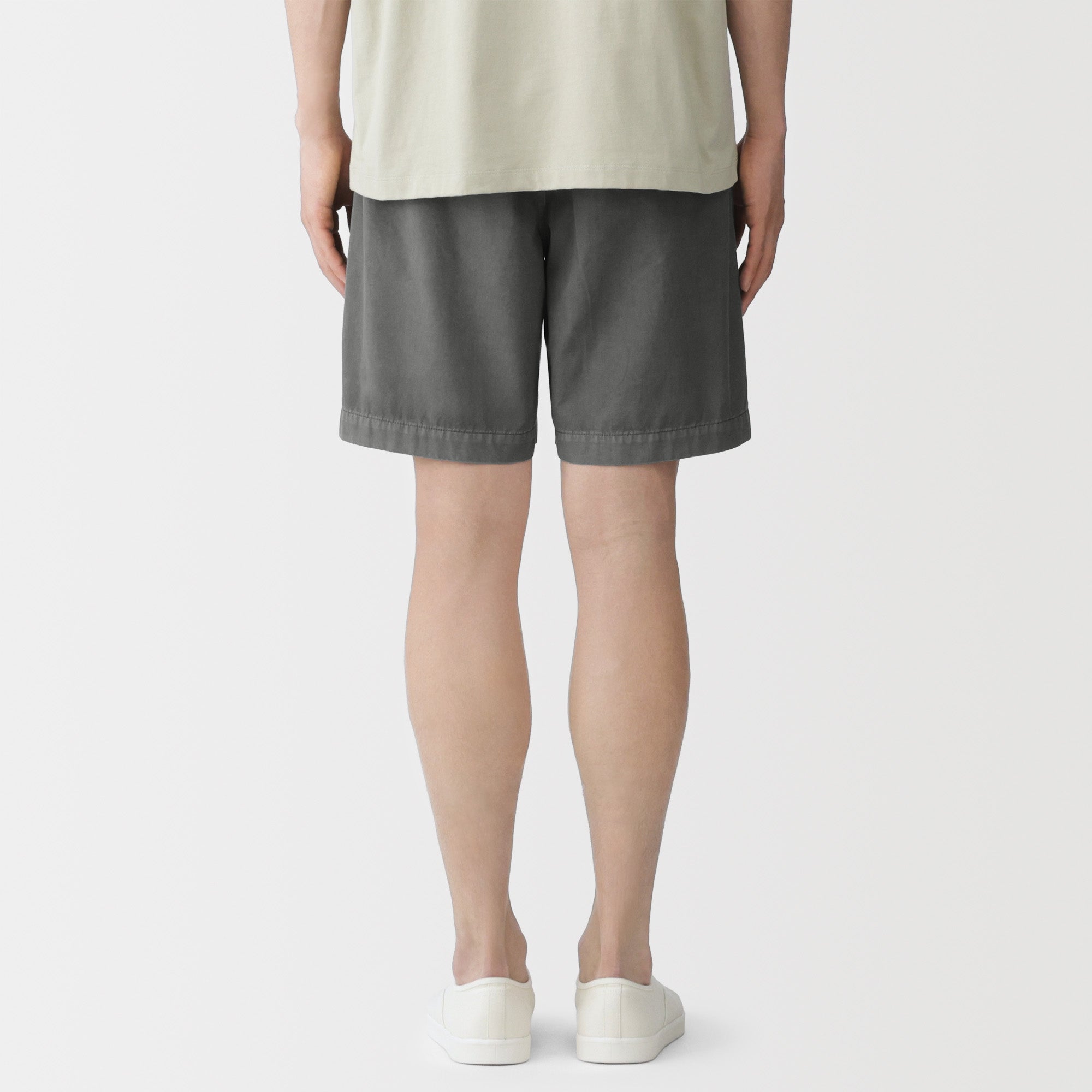 Cotton Garment-Dyed Shorts