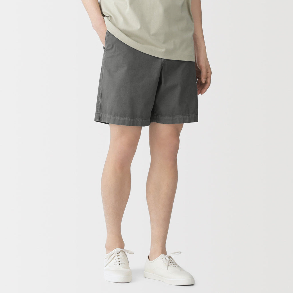 Cotton Garment-Dyed Shorts