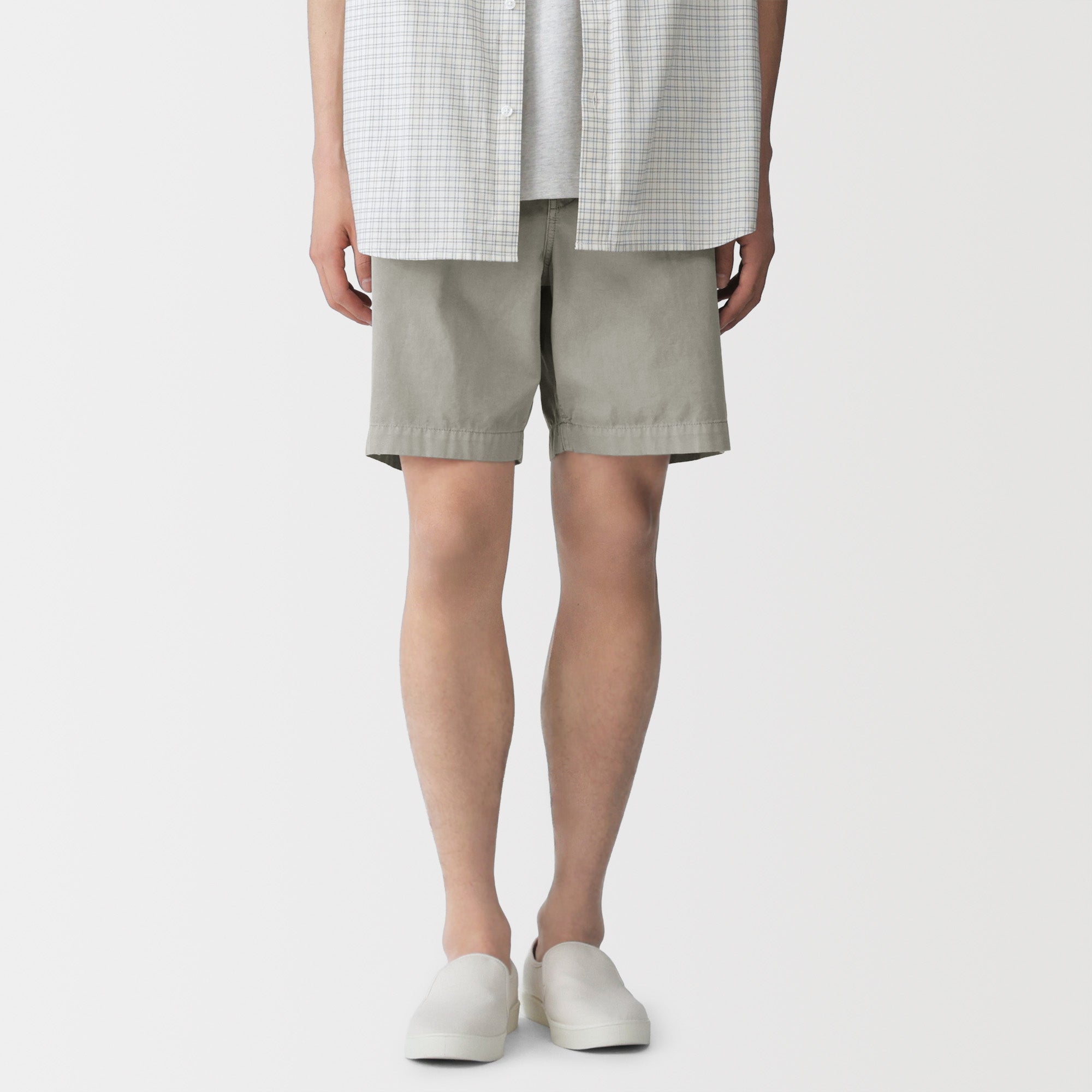 Cotton Garment-Dyed Shorts