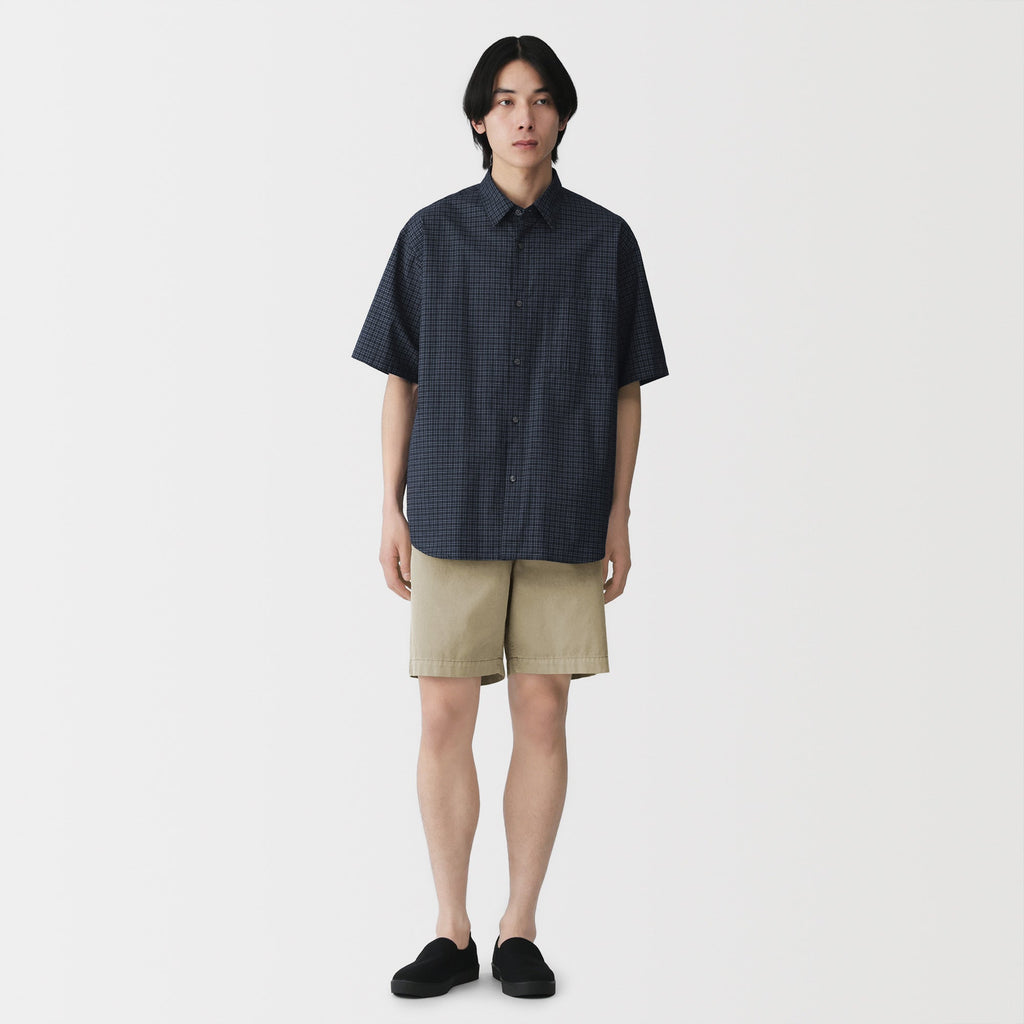Cotton Garment-Dyed Shorts