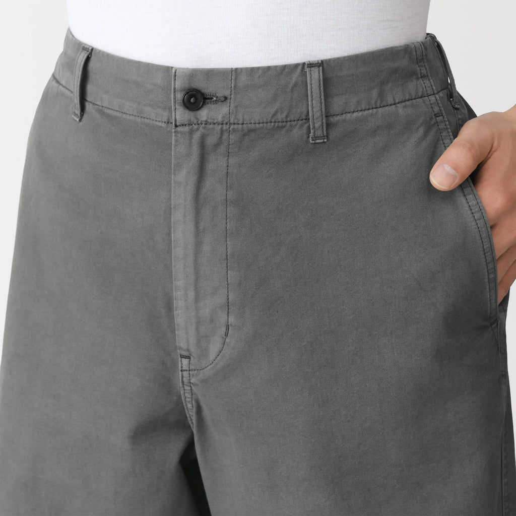 Cotton Garment-Dyed Shorts