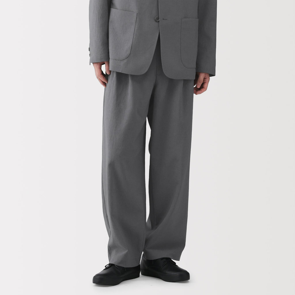 Breathable Double-Pleated Pants
