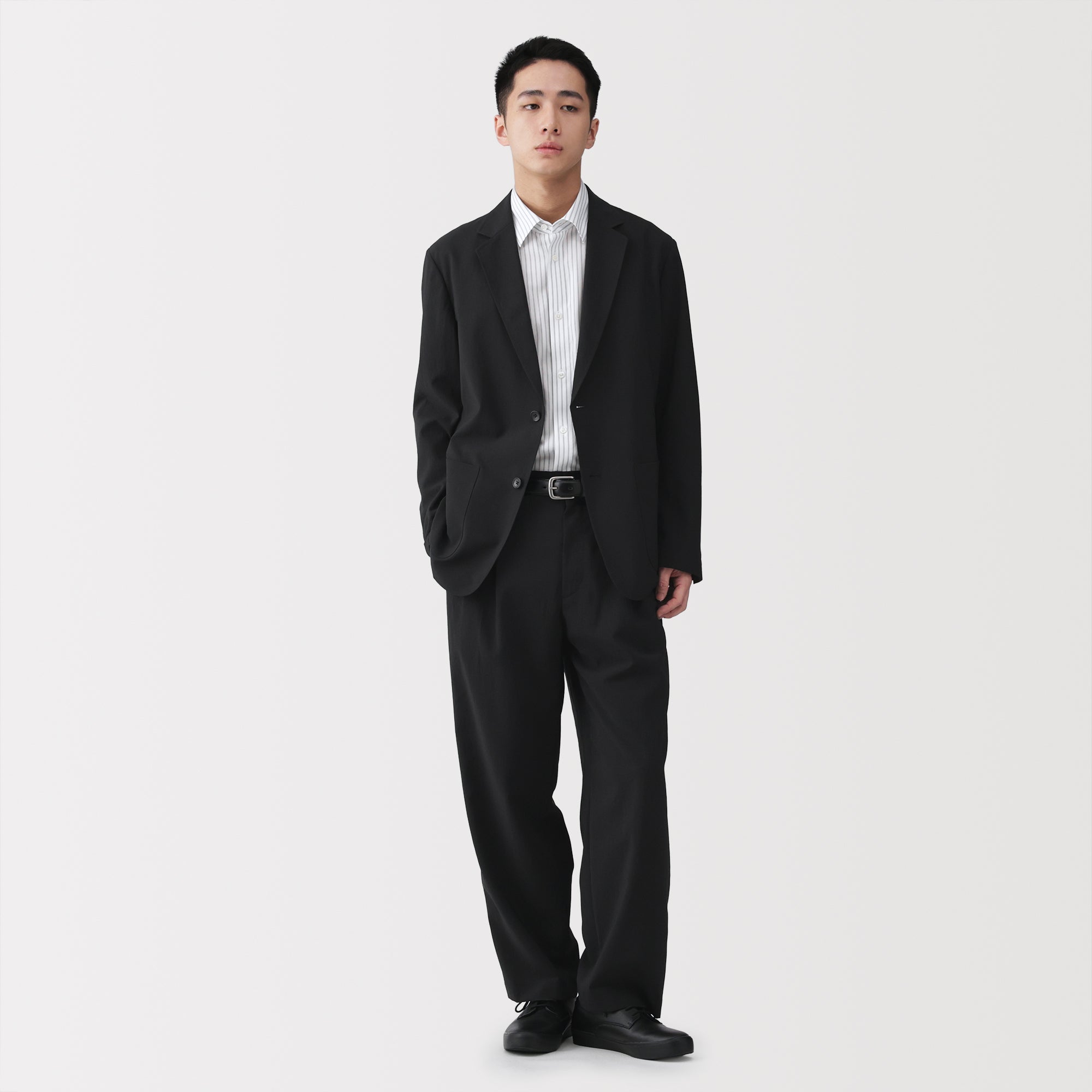 Breathable Double-Pleated Pants