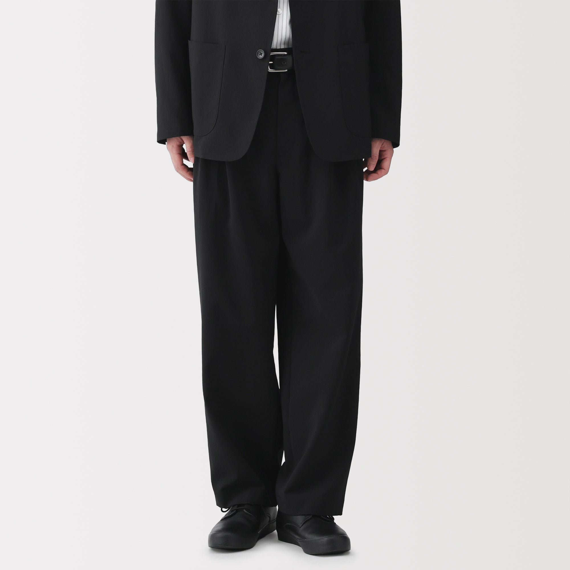 Breathable Double-Pleated Pants