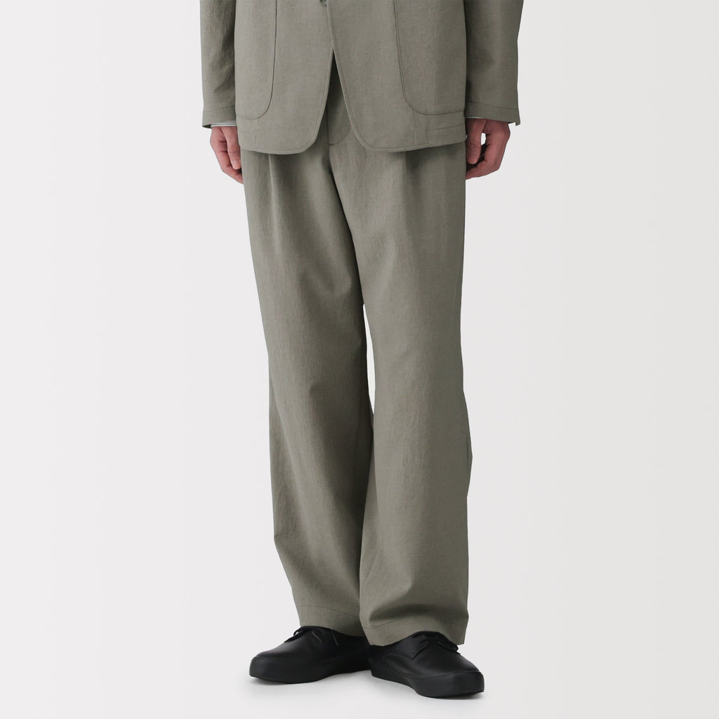 Breathable Double-Pleated Pants
