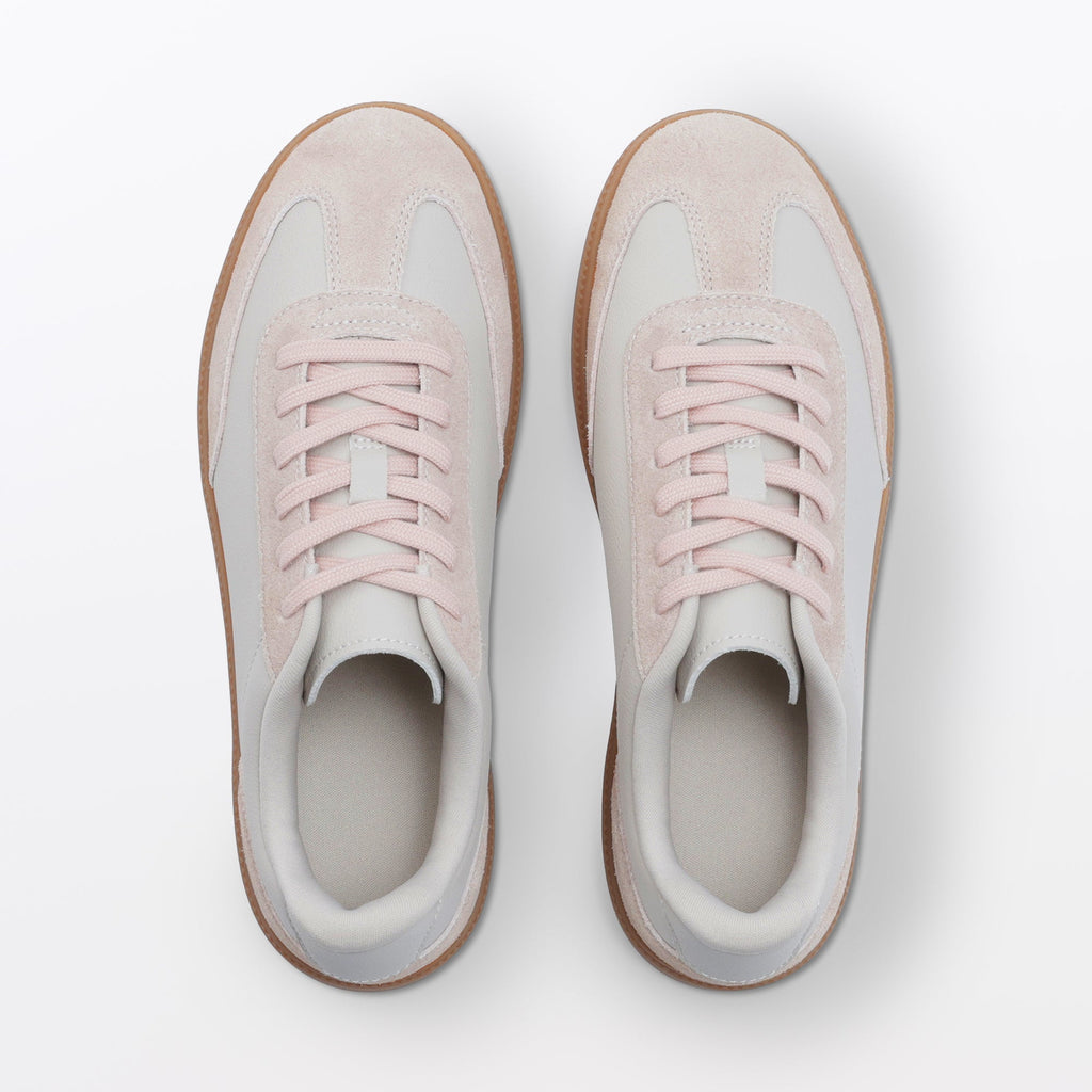 Soft Insole Combination Sneakers - Light Pink