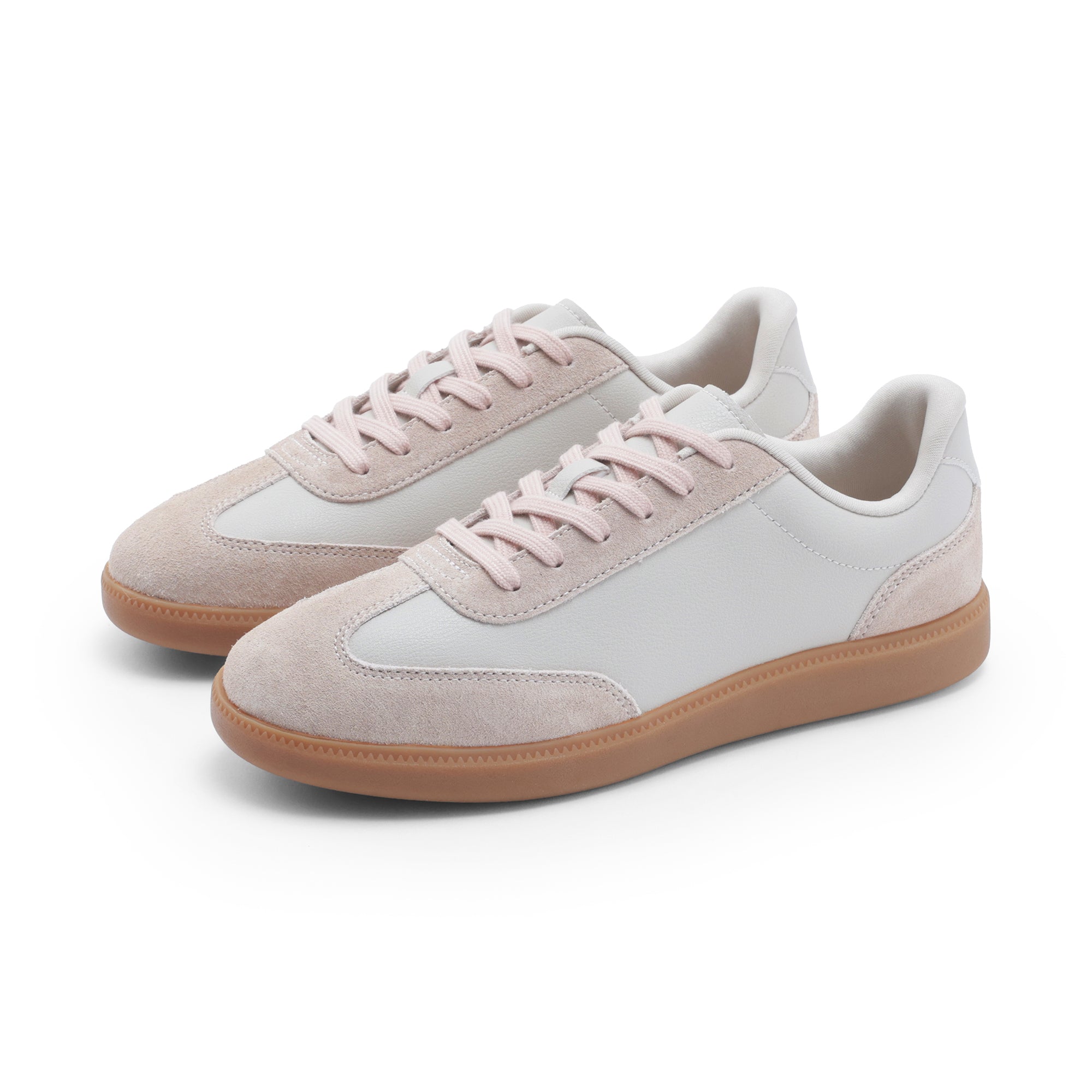 Soft Insole Combination Sneakers - Light Pink