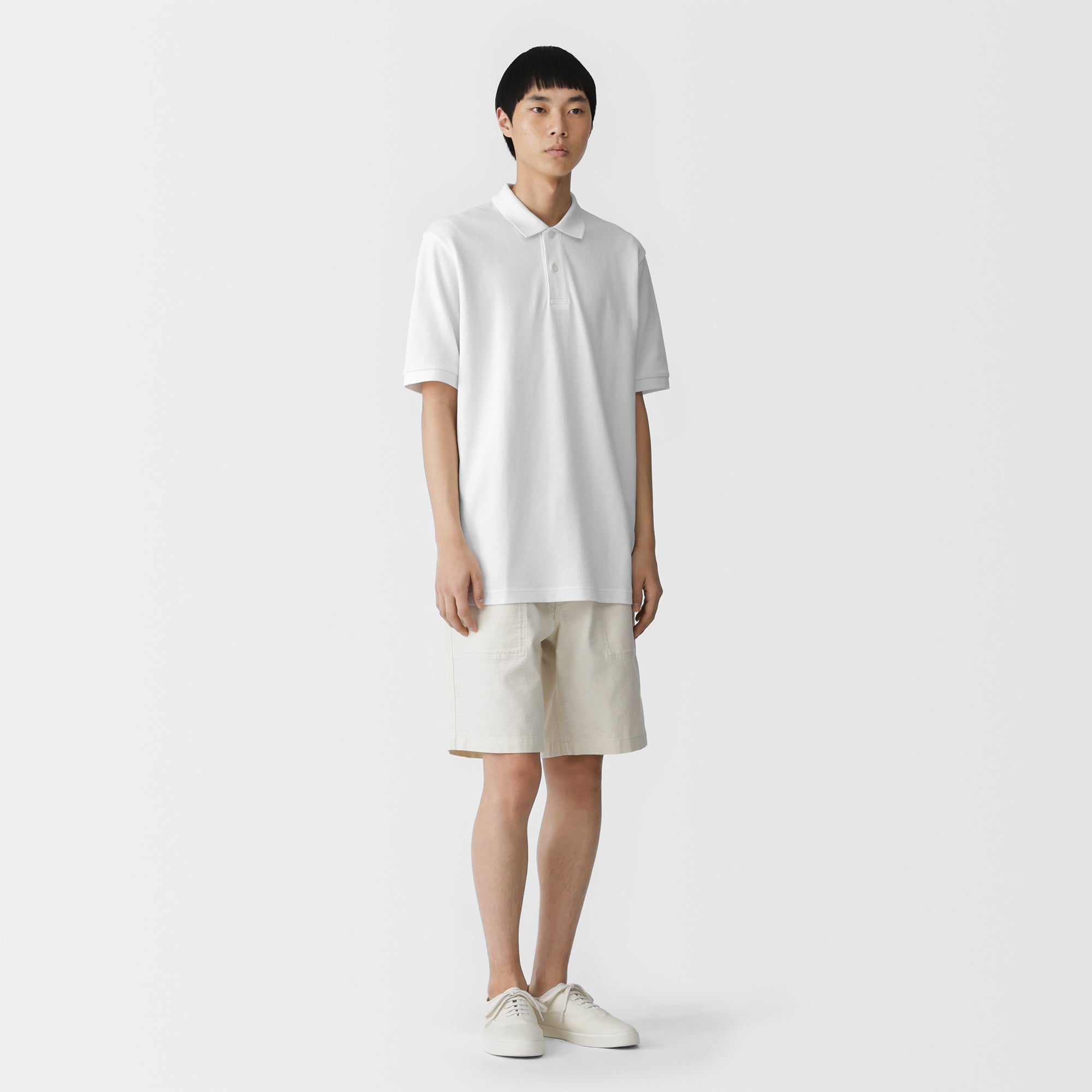 Cotton Pique Polo Shirt
