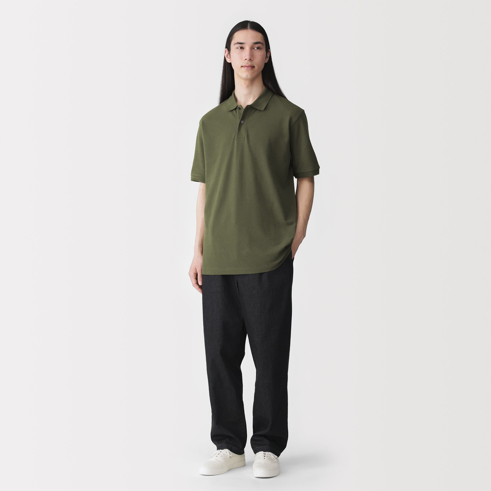 Cotton Pique Polo Shirt