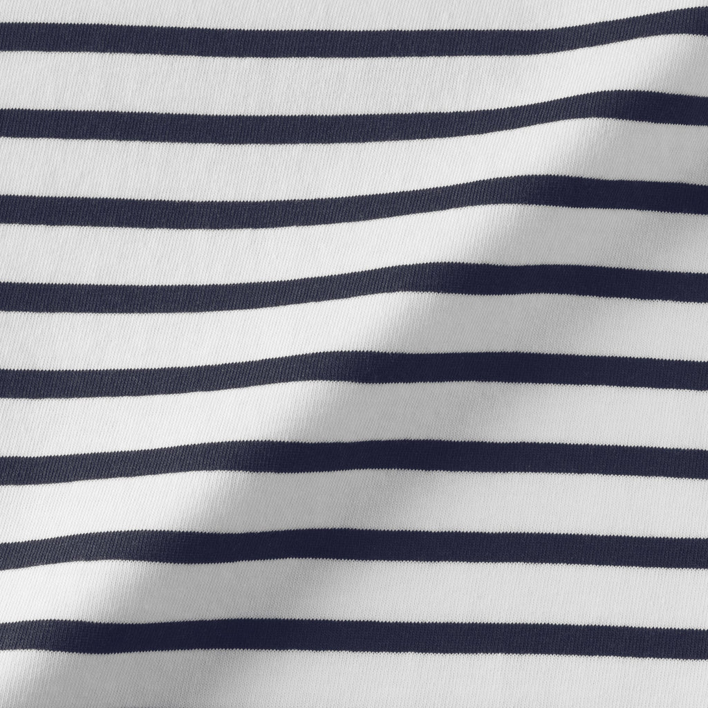 Cotton Jersey Boatneck T-Shirt