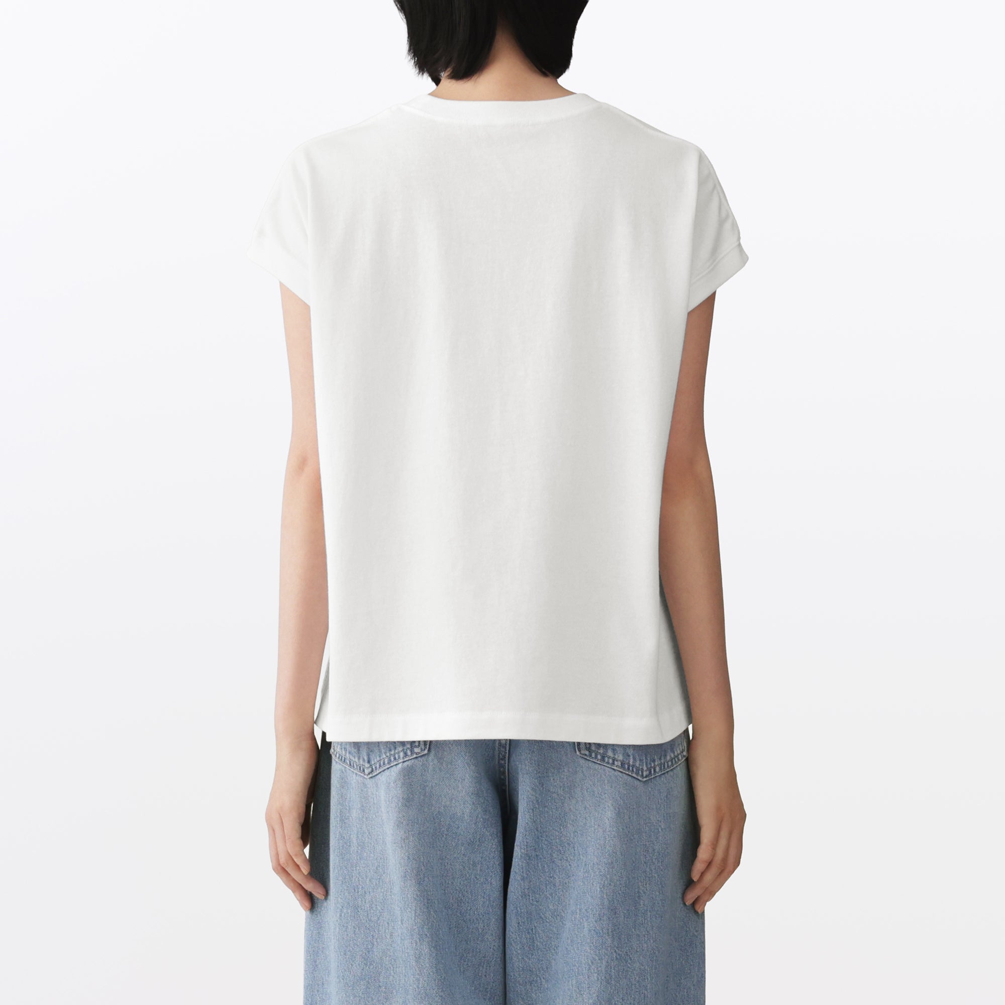 Cotton Jersey French Sleeve T-Shirt