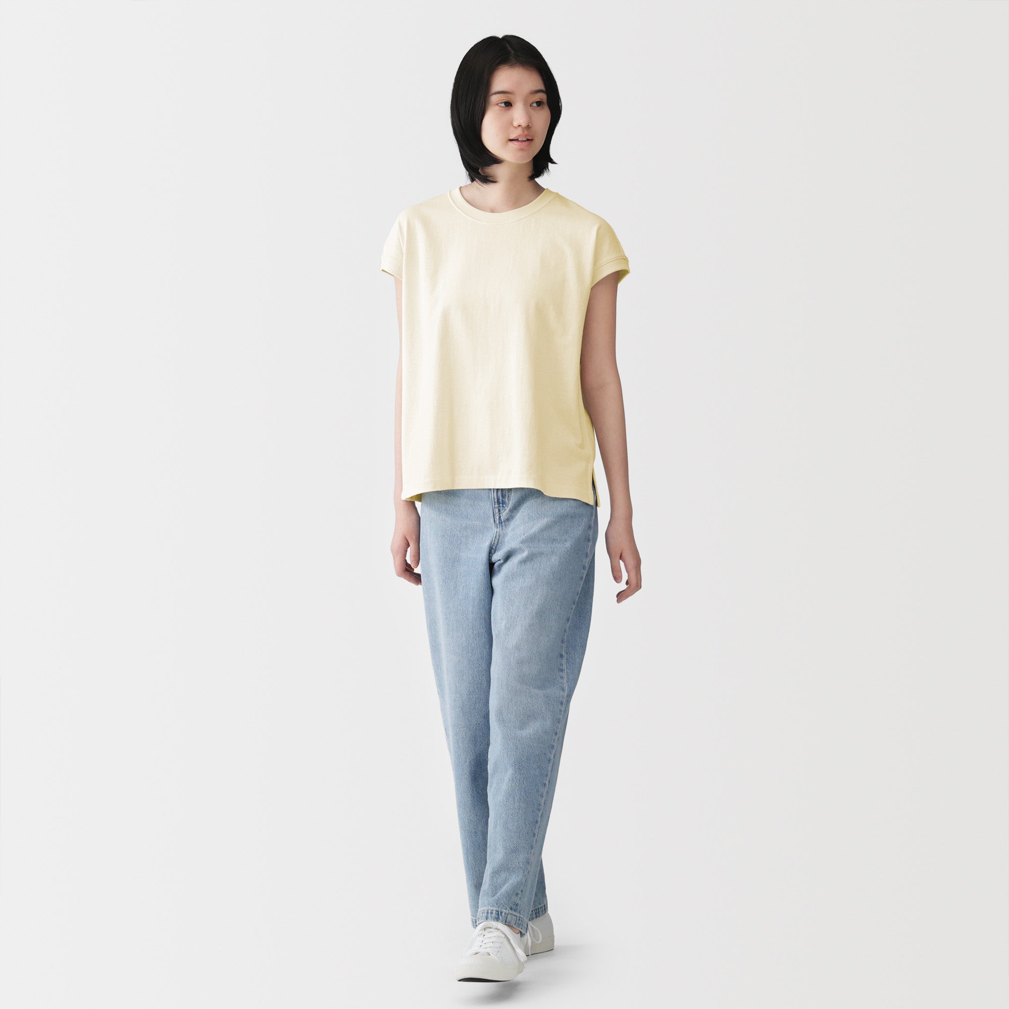 Cotton Jersey French Sleeve T-Shirt