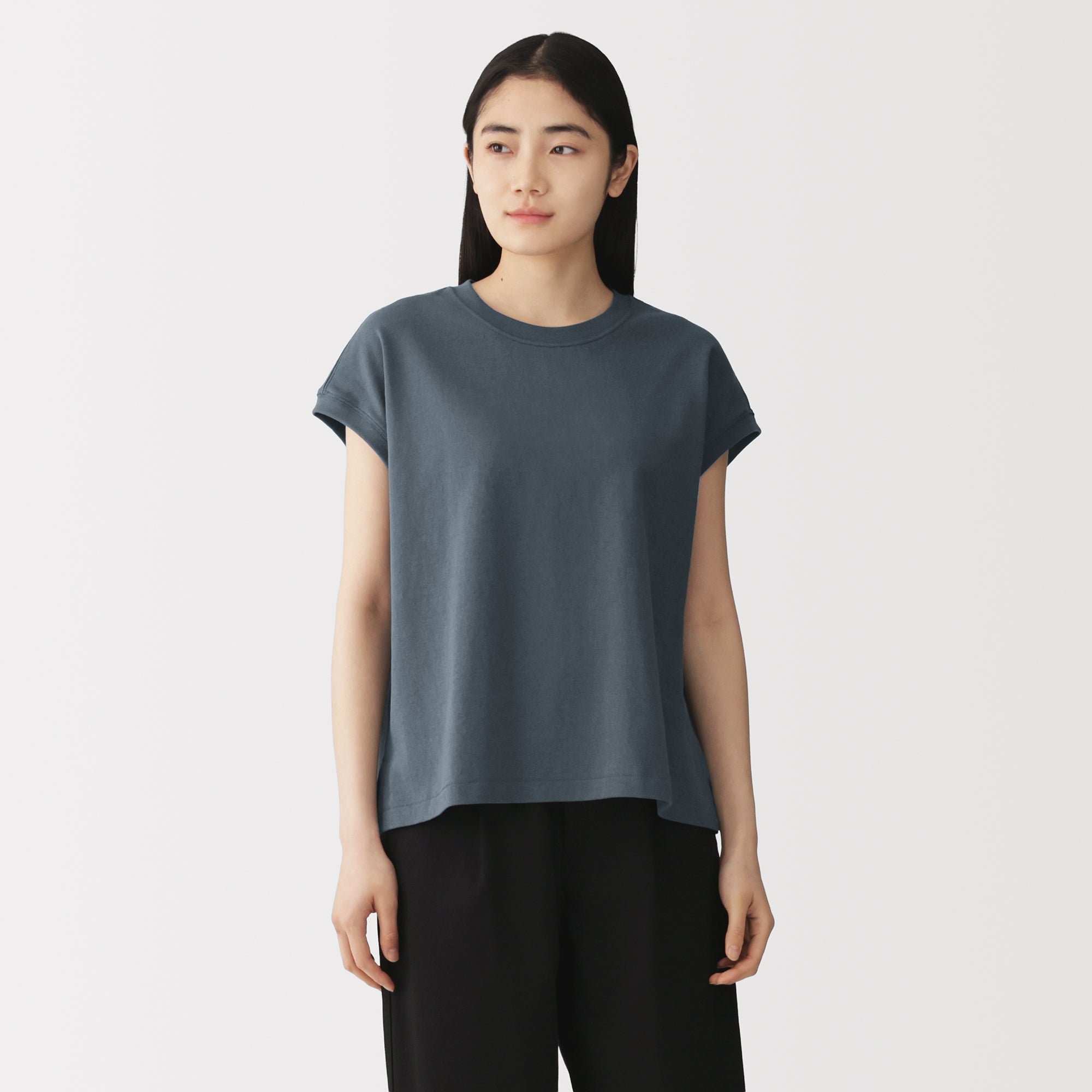 Cotton Jersey French Sleeve T-Shirt