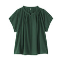 High-Twist Cotton Sheer Blouse