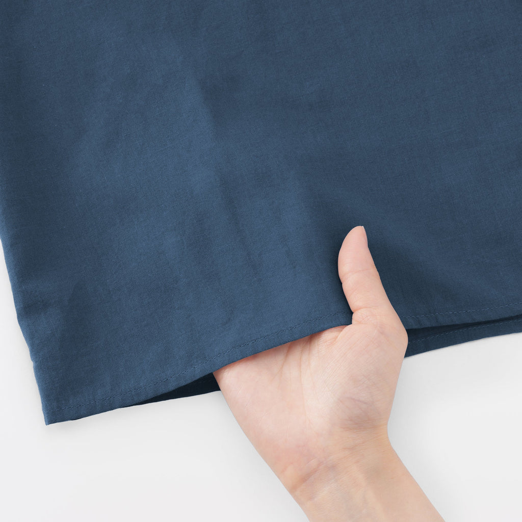 High-Twist Cotton Sheer Blouse