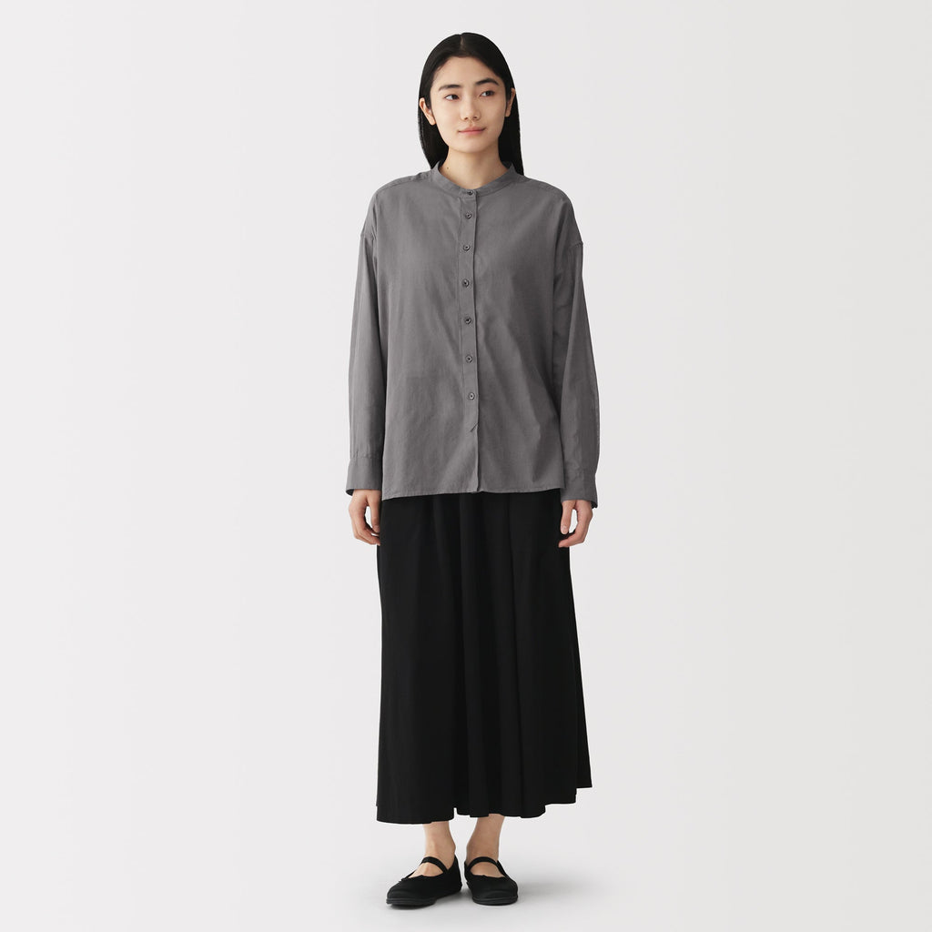 High-Twist Cotton Sheer Shirt