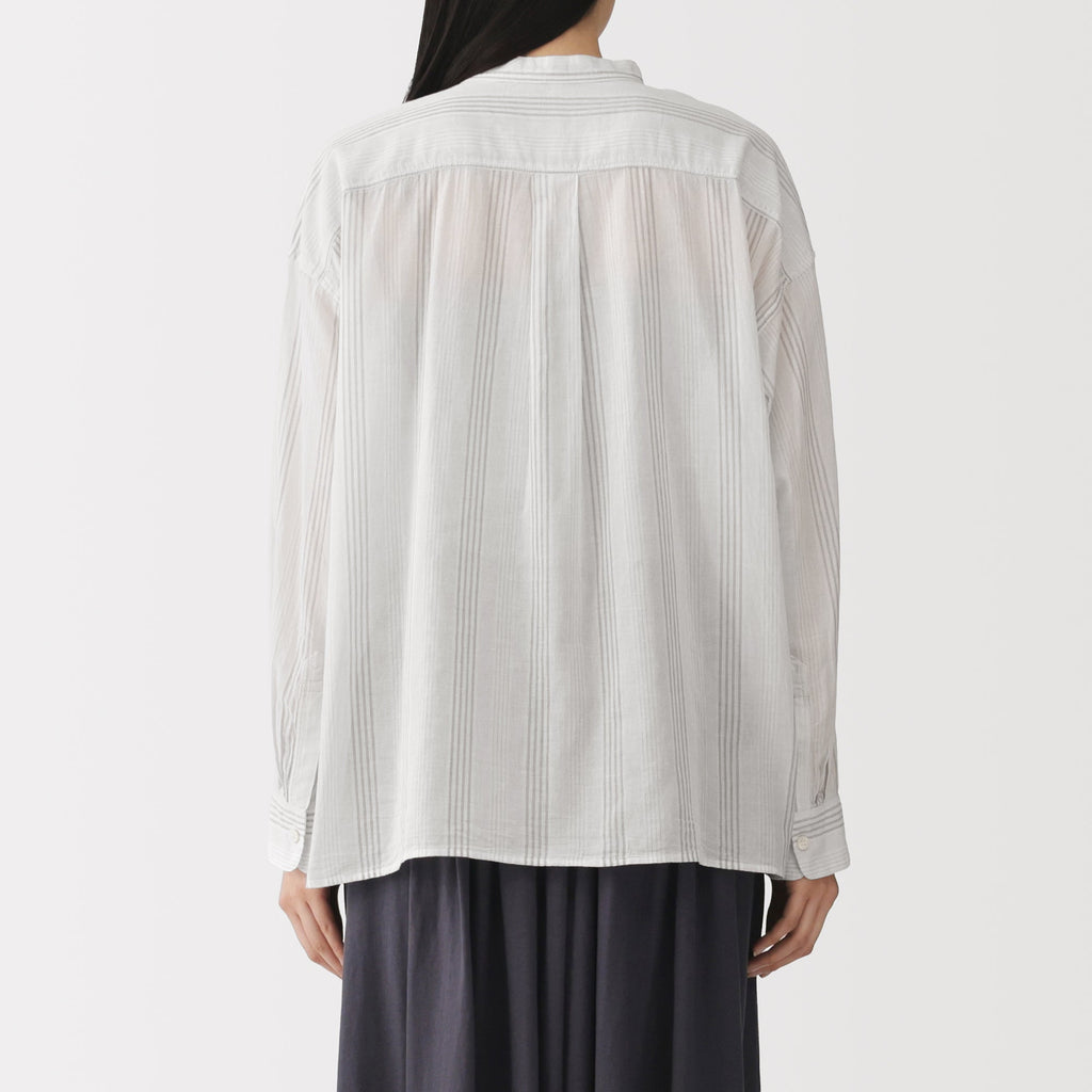 High-Twist Cotton Sheer Shirt