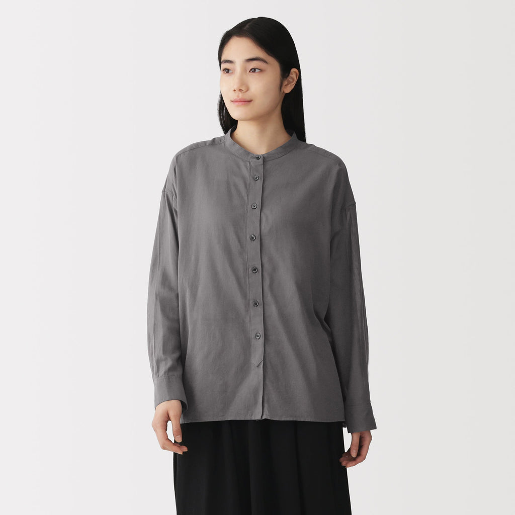 High-Twist Cotton Sheer Shirt