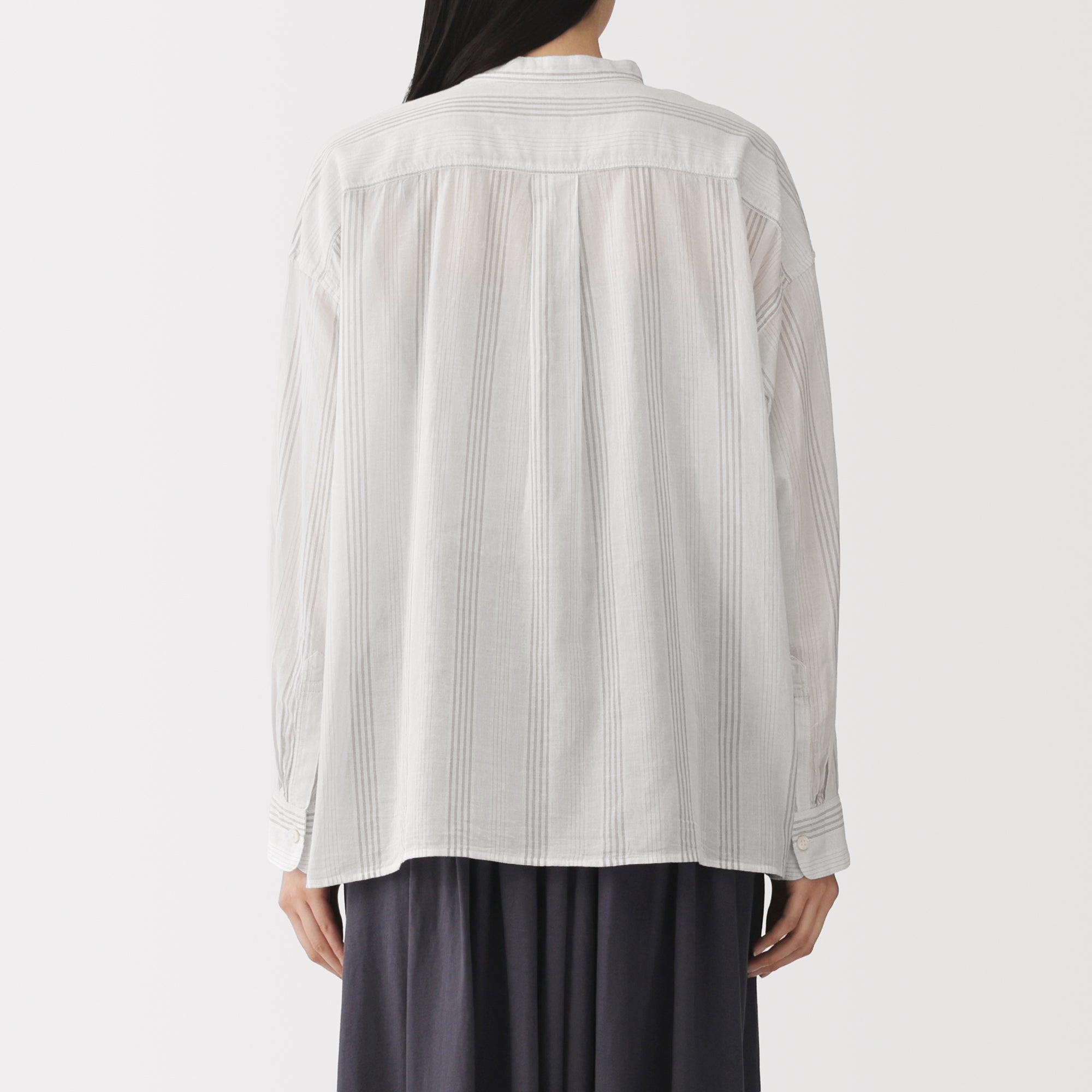 High-Twist Cotton Sheer Shirt