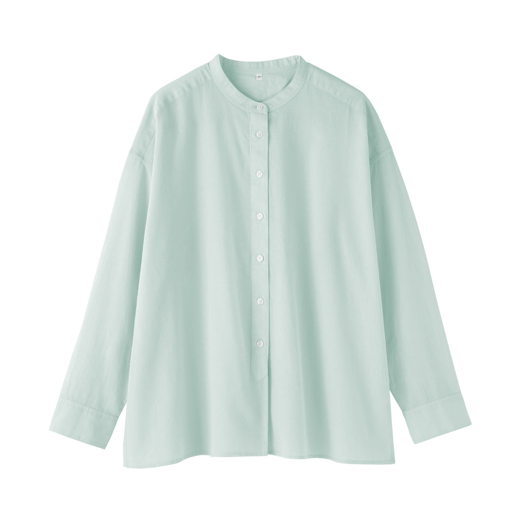High-Twist Cotton Sheer Shirt