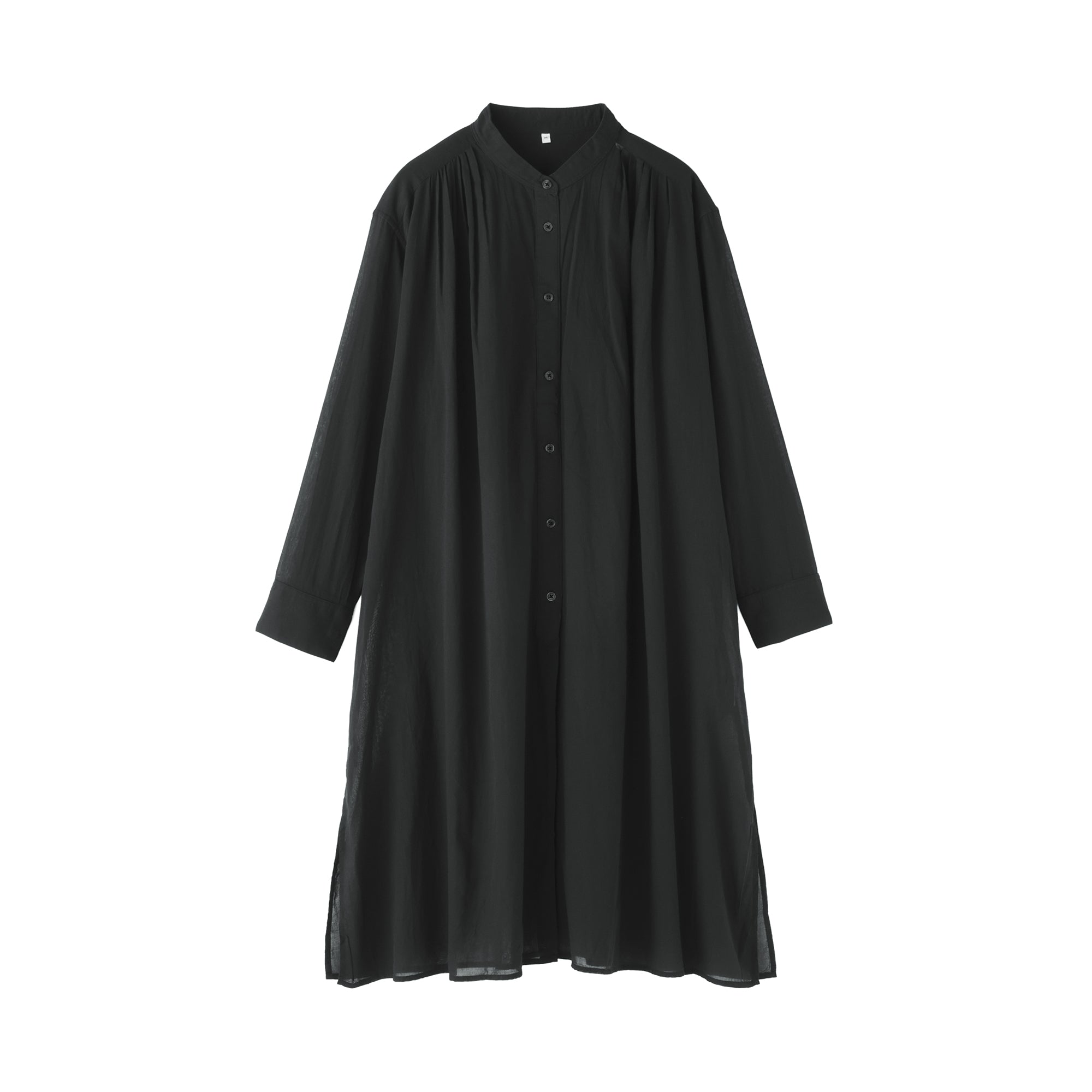 High-Twist Cotton Sheer Dress
