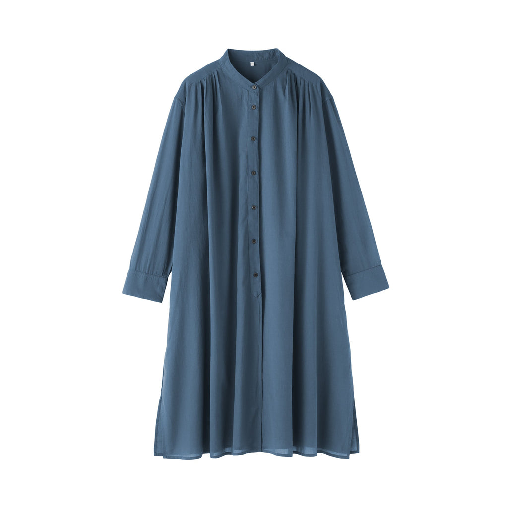 High-Twist Cotton Sheer Dress