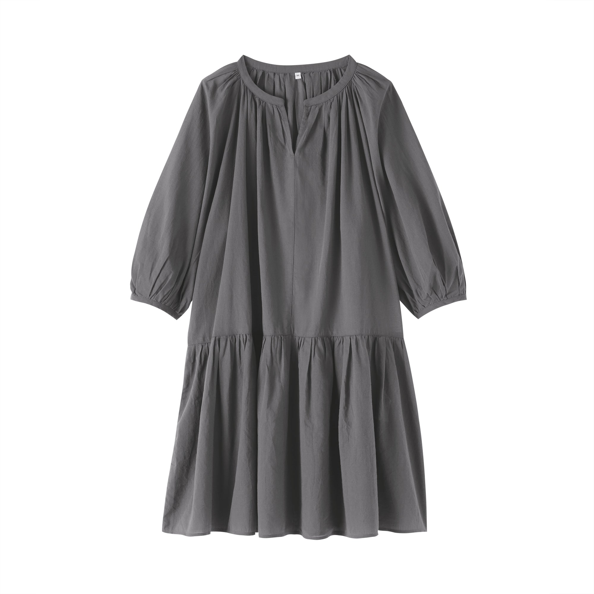 High-Twist Cotton Sheer Dress
