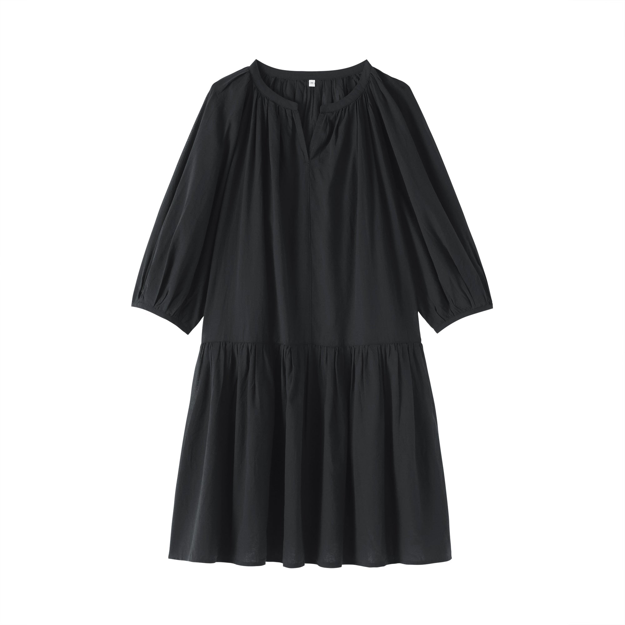 High-Twist Cotton Sheer Dress