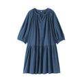 High-Twist Cotton Sheer Dress