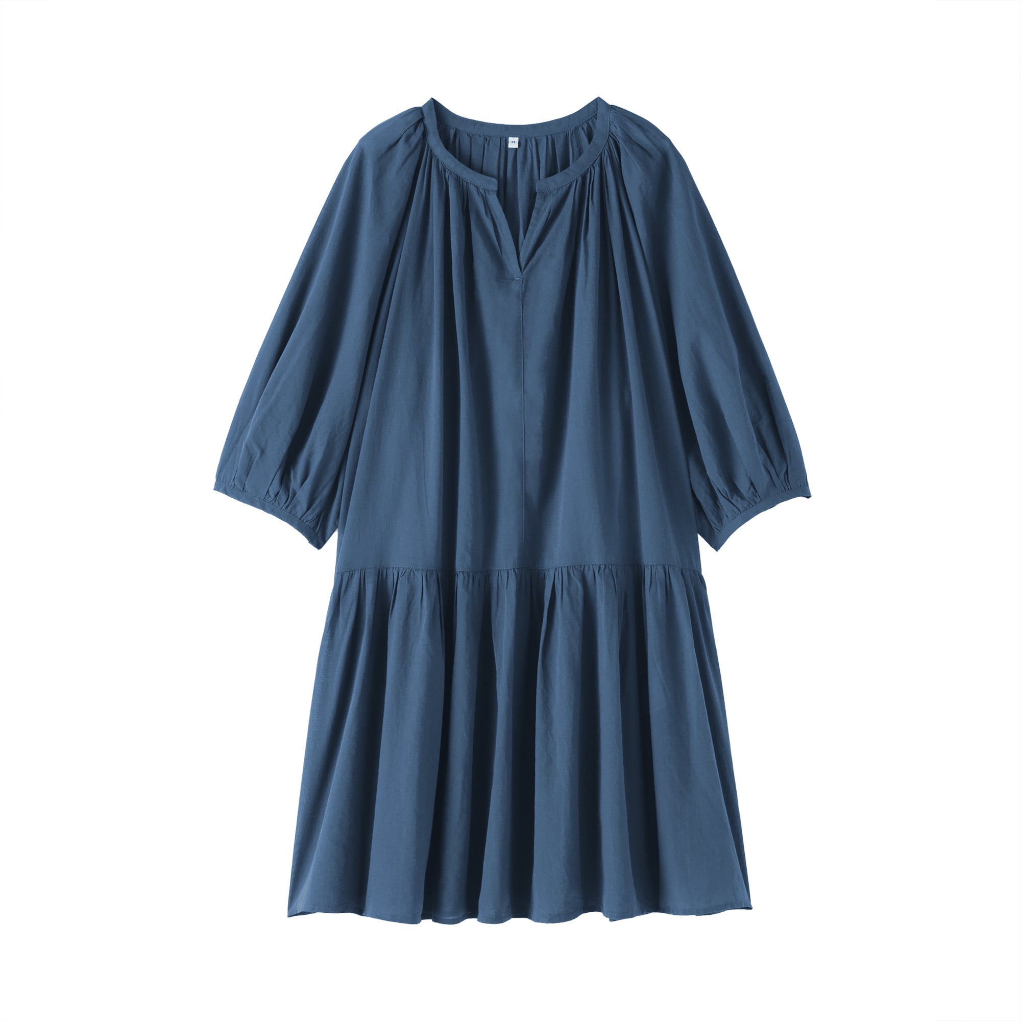 High-Twist Cotton Sheer Dress
